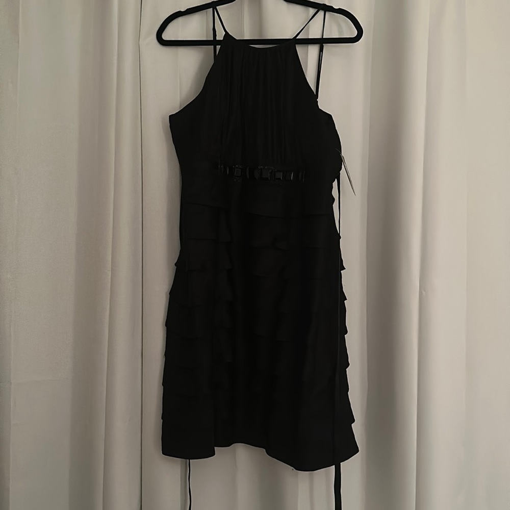 Black cocktail dress
